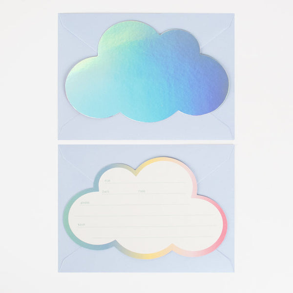 My Little Day invitations - clouds