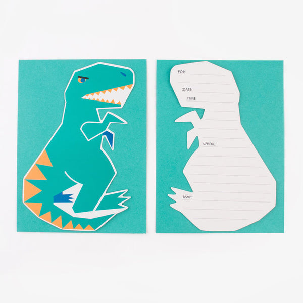 My Little Day invitations - dinosaur