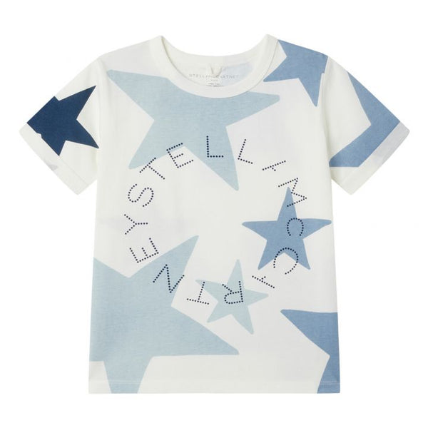 STELLA MCCARTNEY Stars T-Shirt Ecru