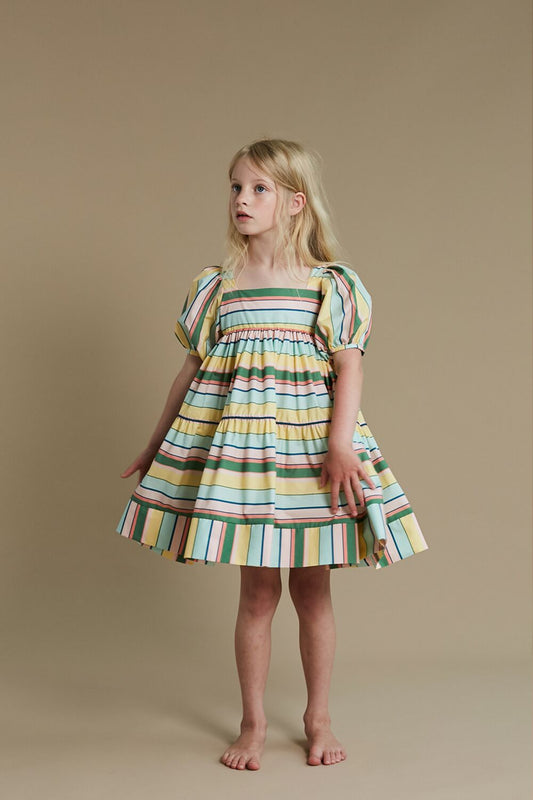 THE MIDDLE DAUGHTER KNOW FULL WELL  DRESS Multi-Stripe