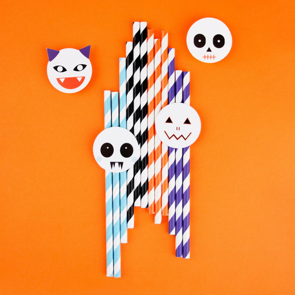 My Little Day 12 paper straws - mini monsters