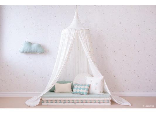 Nobodinoz  Marshmallow cushion • aqua