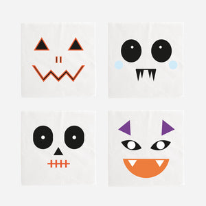 My Little Day paper napkins - mini monsters