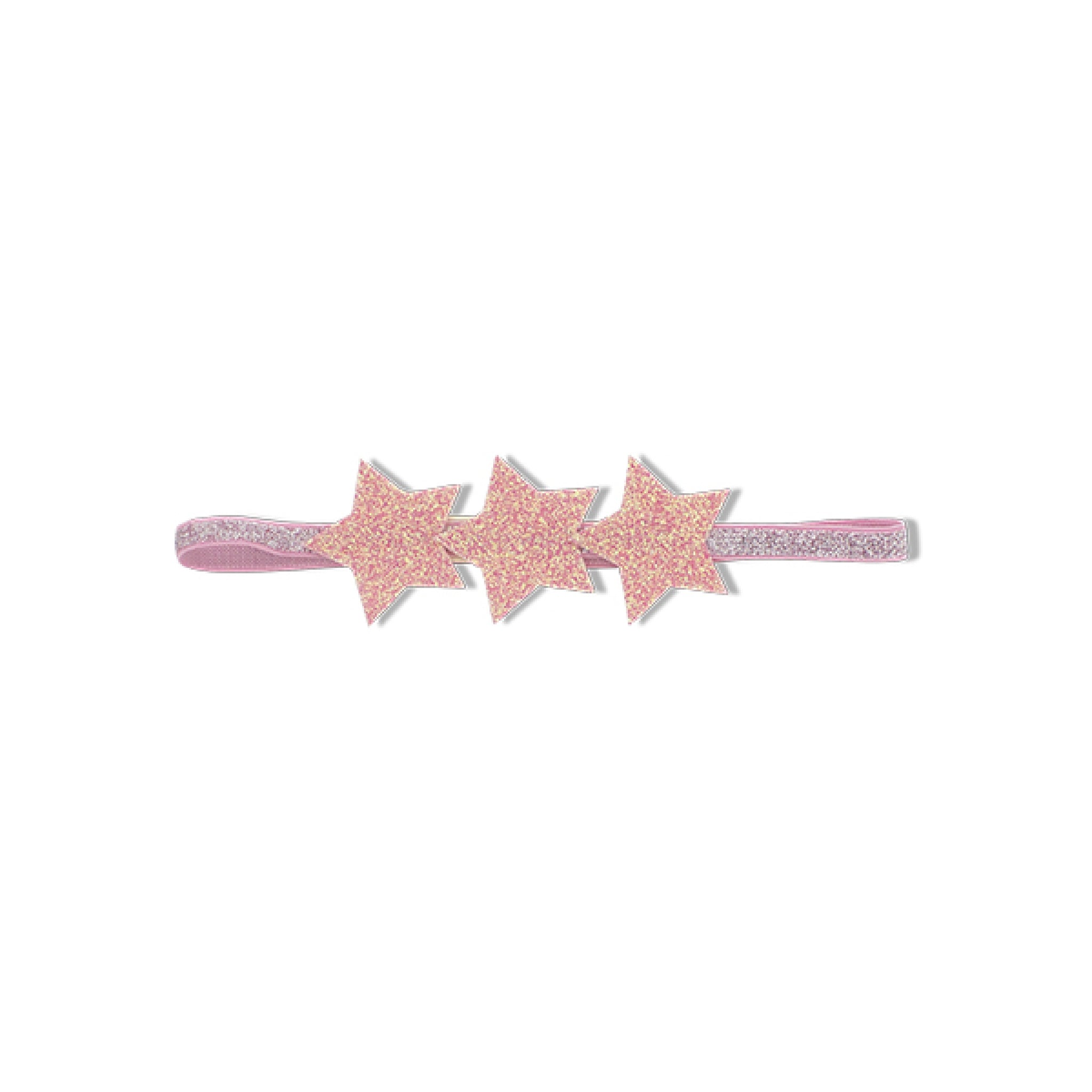 MILK X SODA SPARKLE STAR STRECH HEADBAND BABY PINK