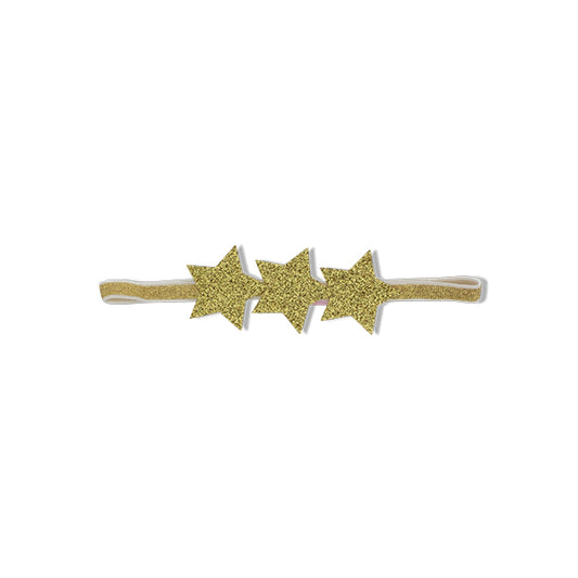 MILK X SODA SPARKLE STAR STRECH HEADBAND GOLD