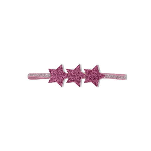 MILK X SODA SPARKLE STAR STRECH HEADBAND ROSE PINK