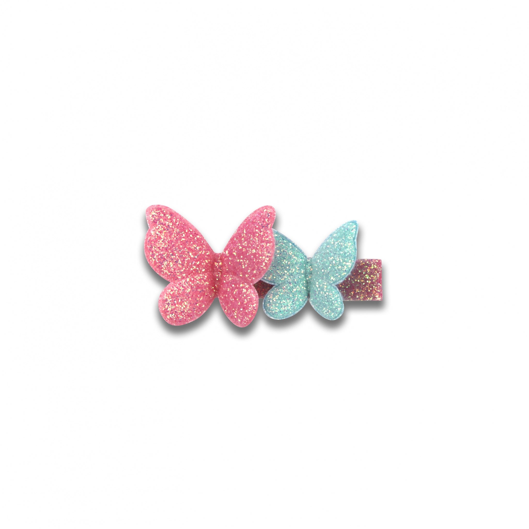 MILK X SODA TWIN BUTTERFLIES HAIR CLIP PINK/MINT