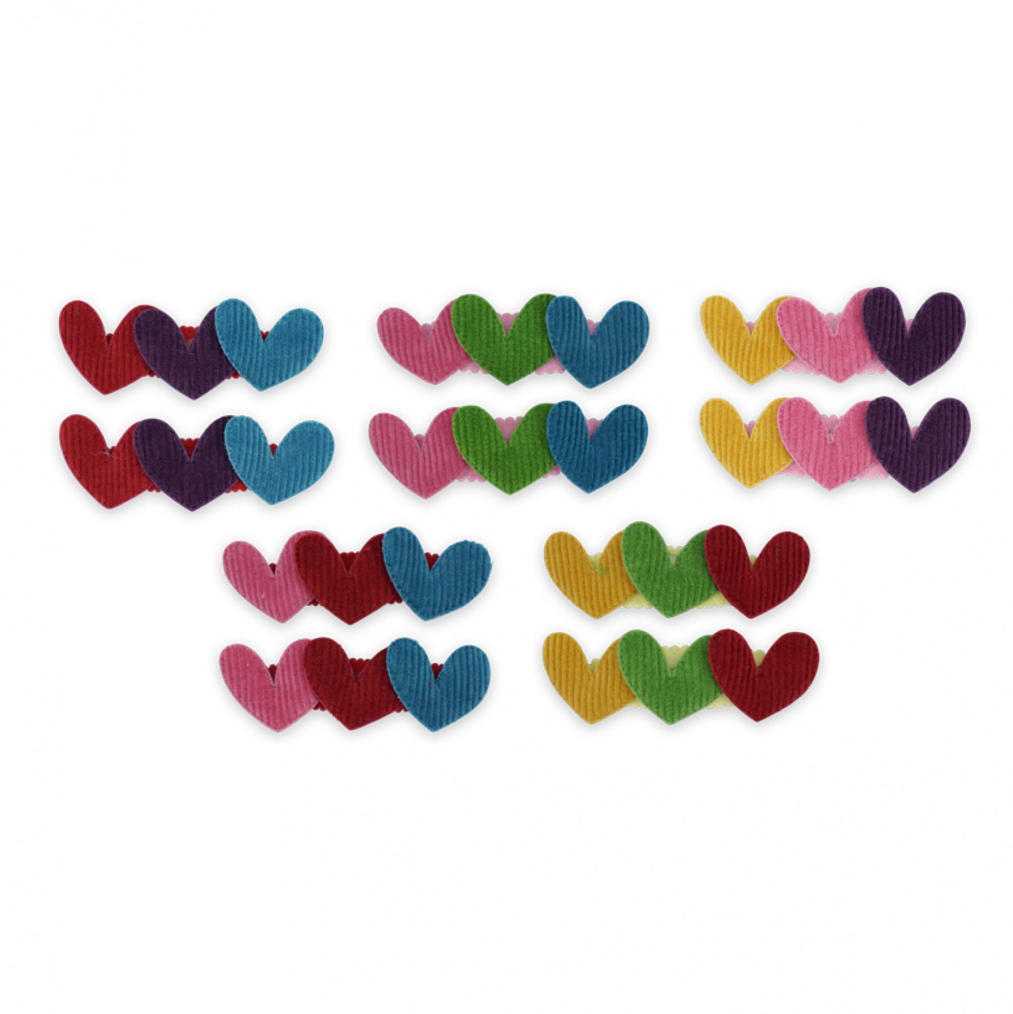 MILK X SODA TRIPLE HEART HAIR CLIP ASSORTED