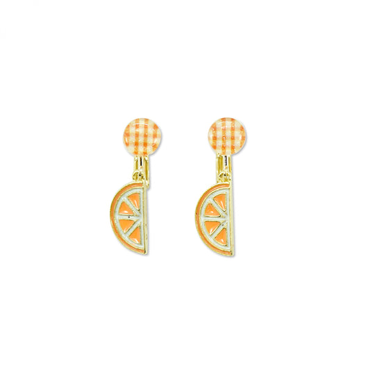MILK X SODA FRUITY EARRINGS ORANGE