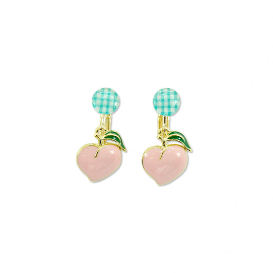 MILK X SODA FRUITY EARRINGS PEACH
