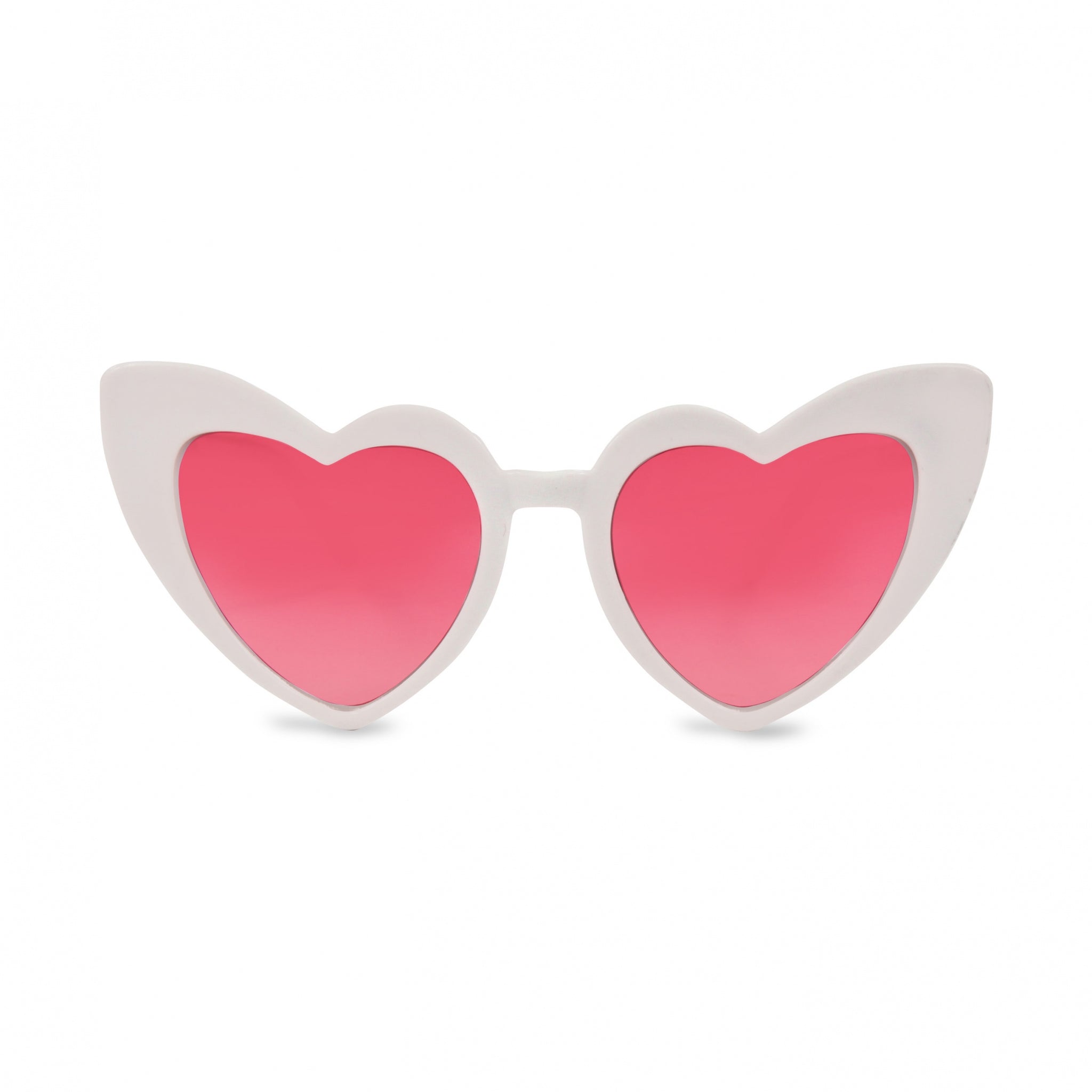 MILK X SODA VIKI LOVE SUNGLASSES WHITE