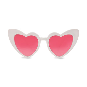 MILK X SODA VIKI LOVE SUNGLASSES WHITE