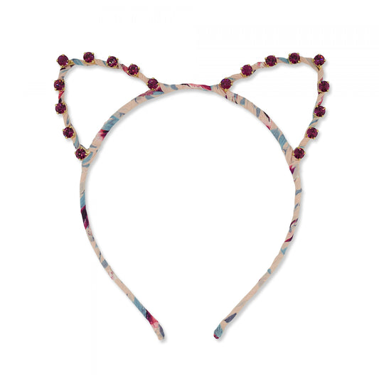 MILK X SODA JEWEL CAT HEADBAND HOT PINK