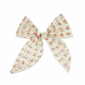 MILK X SODA CHEQ RIBBON HAIR CLIP CHERRY