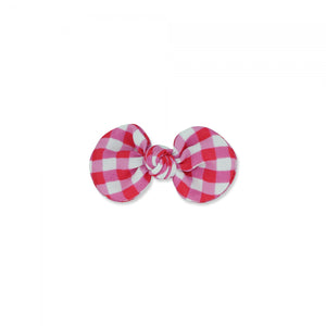 MILK X SODA PICNIC BOW HAIR CLIP HOT PINK