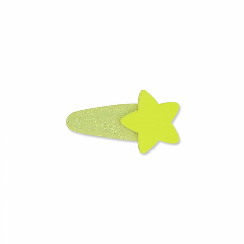 MILK X SODA NEON STAR HAIR CLIP YELLOW