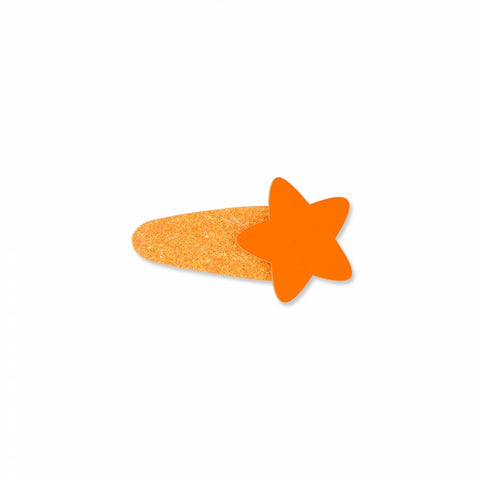 MILK X SODA NEON STAR HAIR CLIP ORANGE