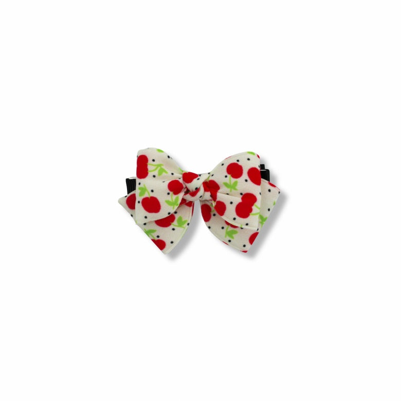 MILK X SODA CHERRY HAIR CLIP WHITE