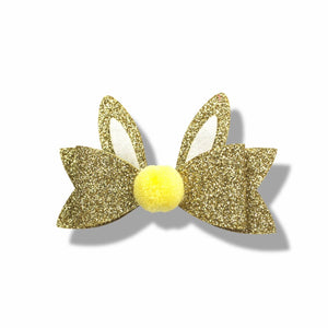 MILK X SODA XMAS BUNNY HAIR CLIP GOLD