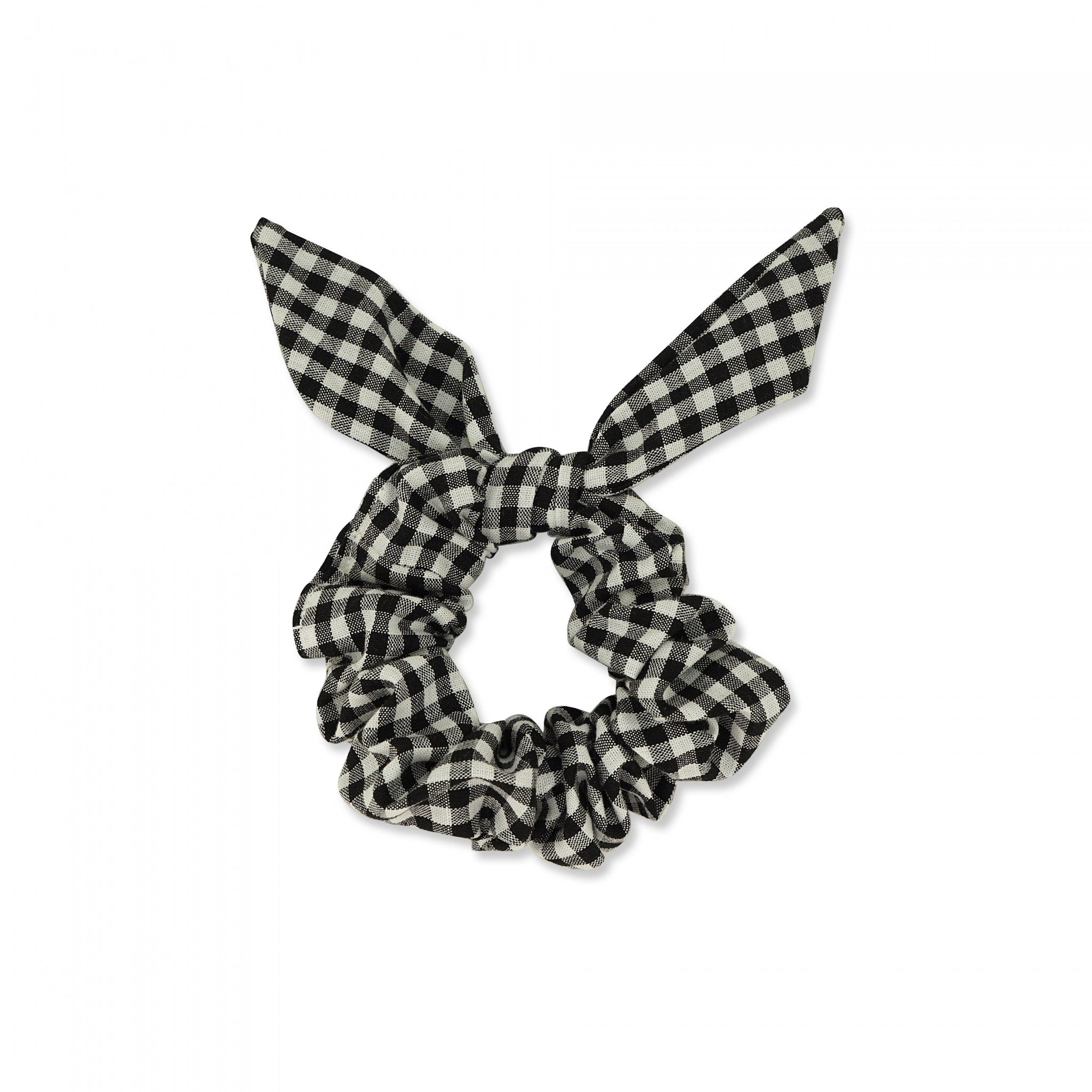 MILK X SODA CHARLOTTE BOW SCRUNCHIE BLACK