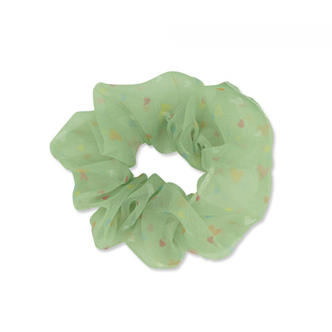 MILK X SODA HEART SPRINKLES SCRUNCHIE GREEN