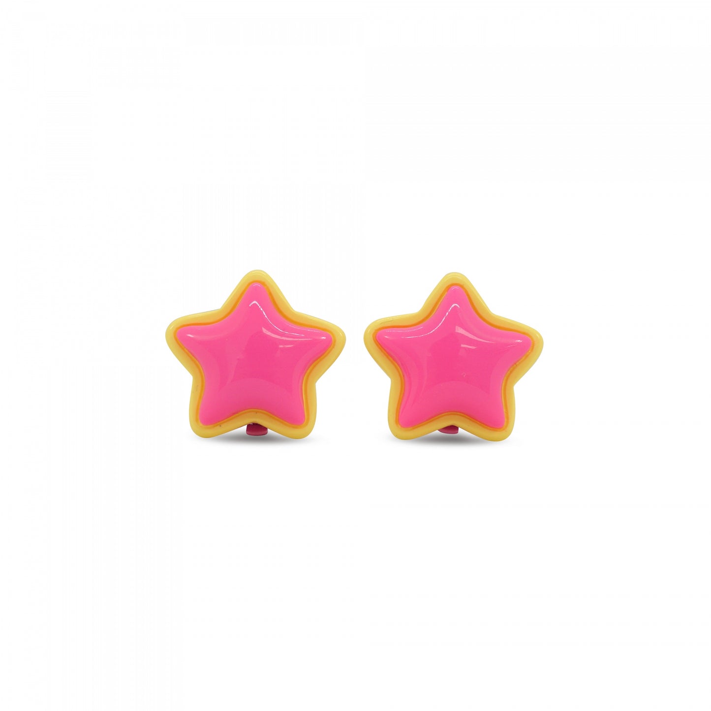 MILK X SODA RETRO STAR EARRINGS PINK
