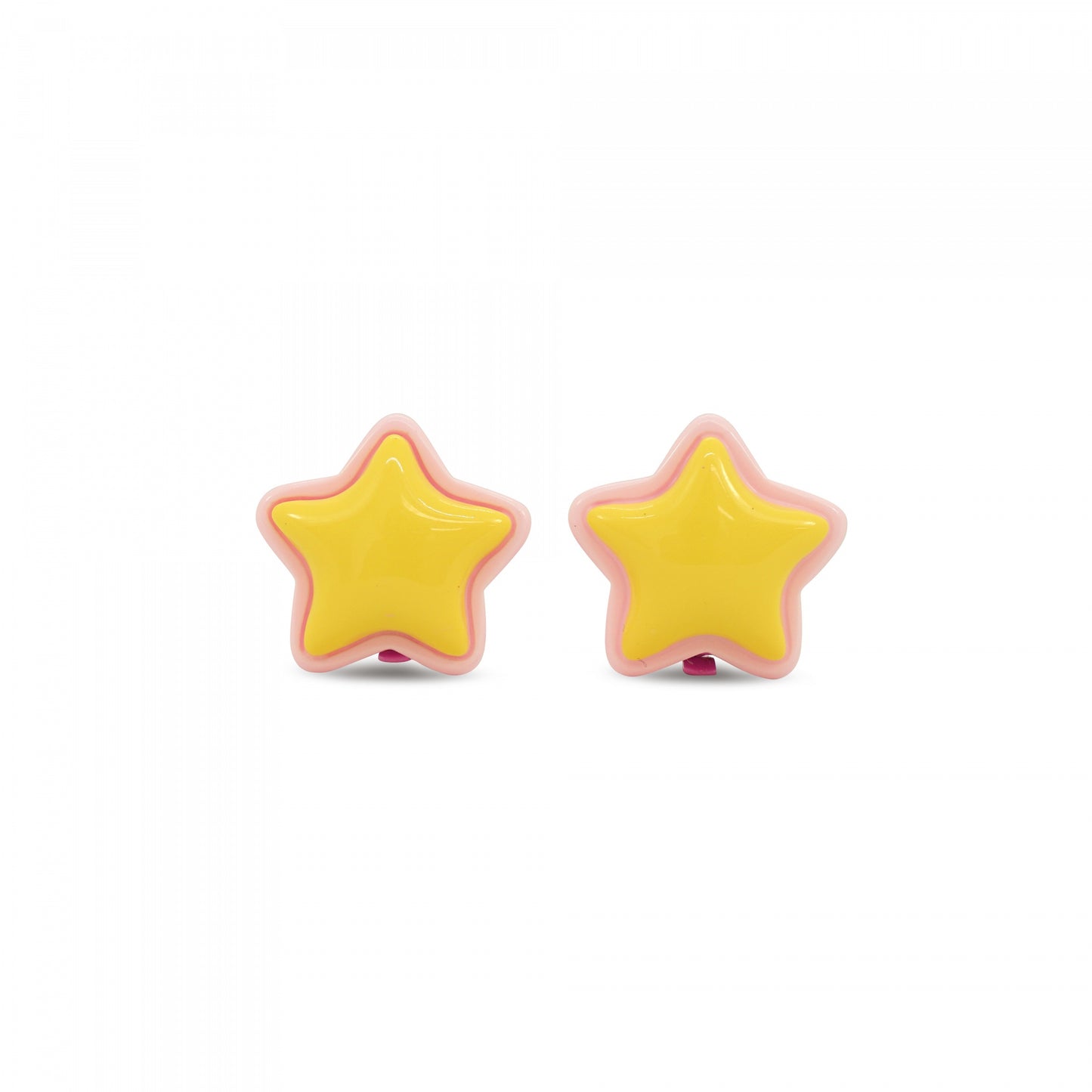 MILK X SODA RETRO STAR EARRINGS YELLOW