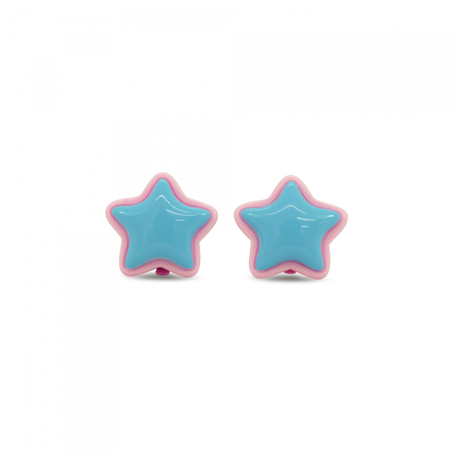 MILK X SODA RETRO STAR EARRINGS BLUE