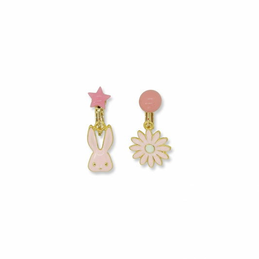 MILK X SODA MIFFIE DAISY EARRINGS pink
