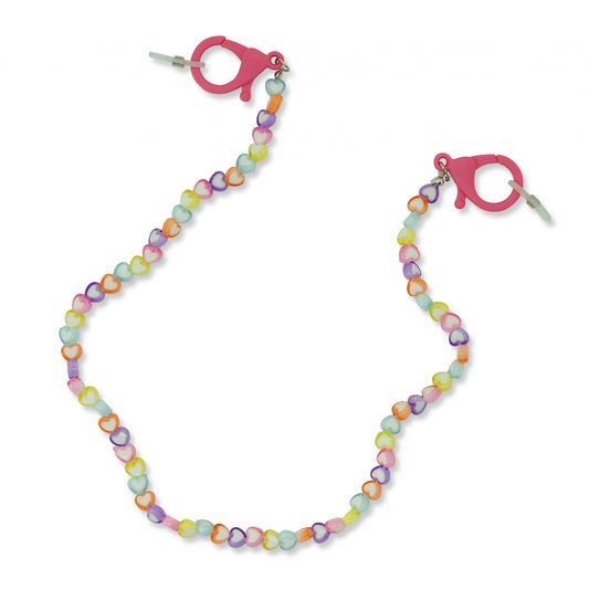 MILK X SODA HEART SUNGLASSES CHAIN MULTI