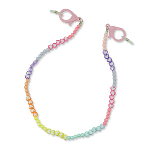 MILK X SODA HEART SUNGLASSES CHAIN RAINBOW