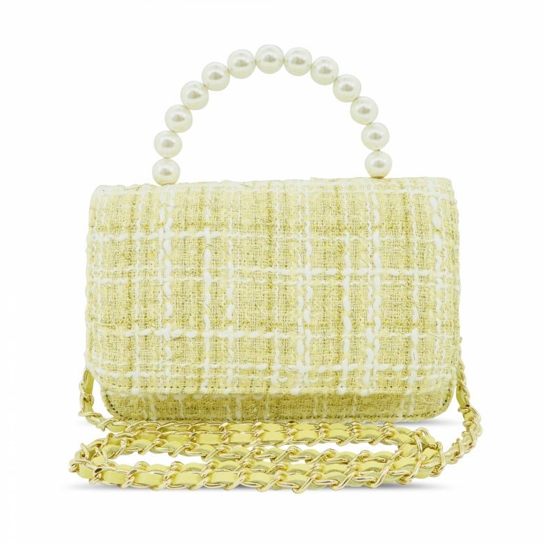 MILK X SODA AMIERA PEARL BAG YELLOW