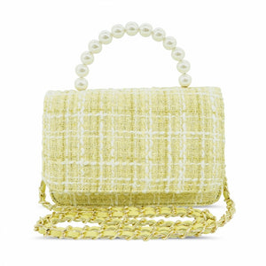 MILK X SODA AMIERA PEARL BAG YELLOW