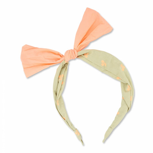 MILK X SODA BRIGHT CHERRY HEADBAND BEIGE