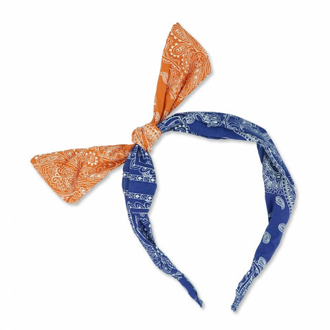 MILK X SODA BRIGHT PAISELY HEADBAND NAVY