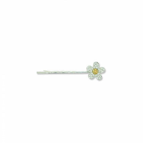 MILK X SODA LILY DAISY HAIR CLIP SILVER