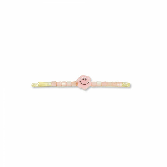 MILK X SODA FLOWER SMILE HAIR CLIP PINK