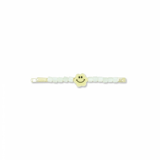MILK X SODA FLOWER SMILE HAIR CLIP YELLOW