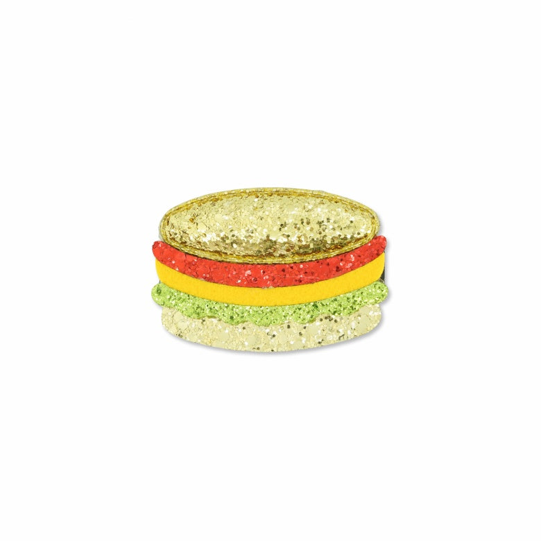 MILK X SODA SCRUMMY HAIR CLIP HAMBURGER