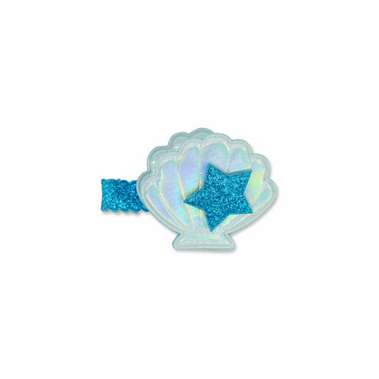MILK X SODA SEA SHELL PEARL HAIR CLIP BLUE