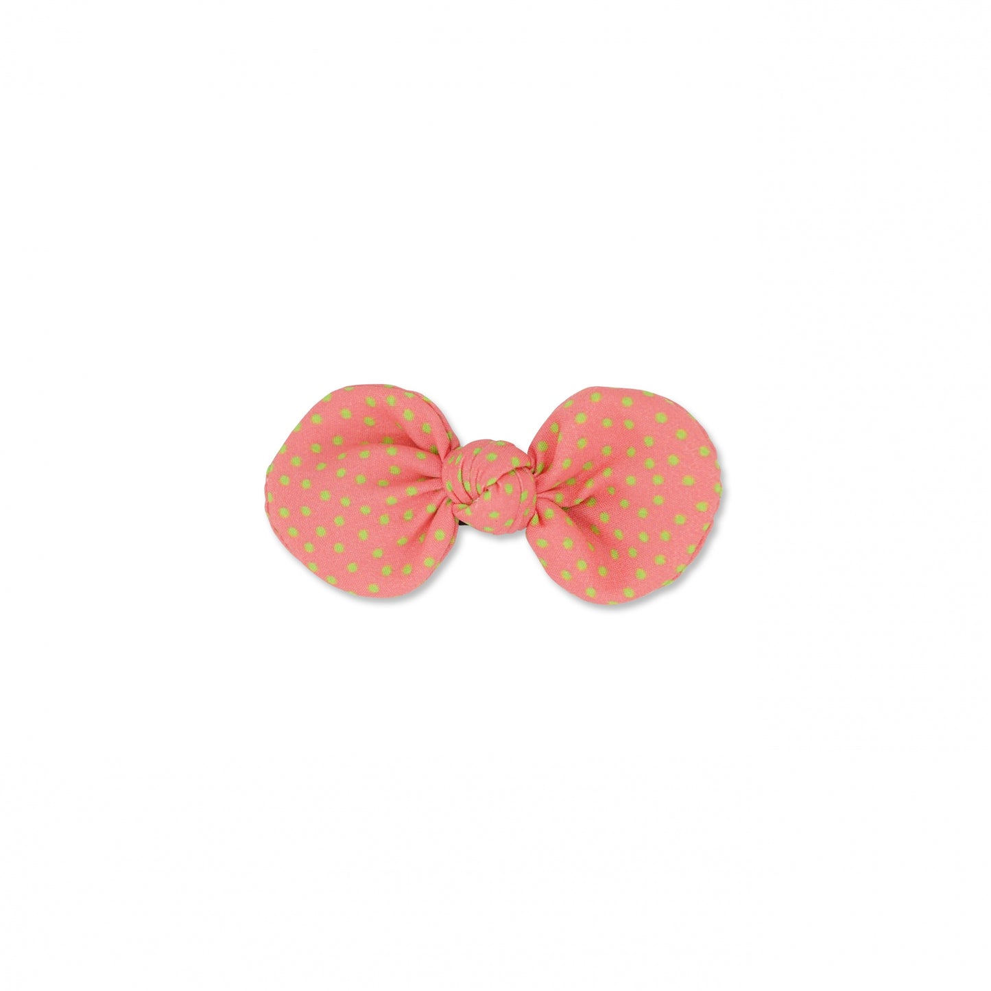 MILK X SODA POLKA DOT HAIR CLIP CORAL