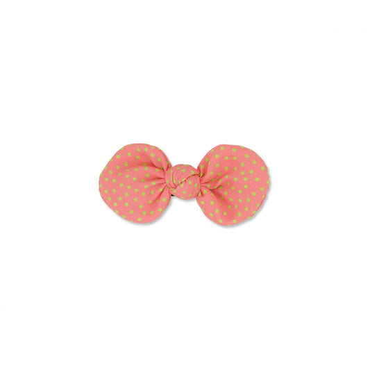 MILK X SODA POLKA DOT HAIR CLIP CORAL