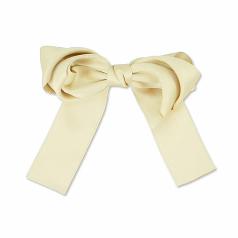 MILK X SODA OLEA RIBBON HAIR CLIP BEIGE