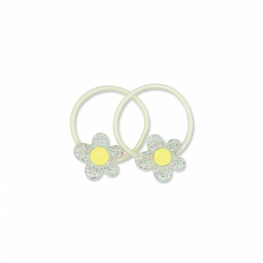 MILK X SODA JUNI DAISY HAIR TIE CLEAR
