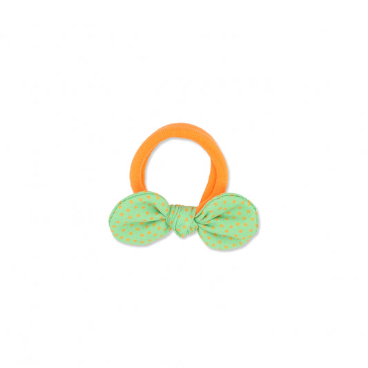 MILK X SODA POLKA DOT HAIR TIE GREEN