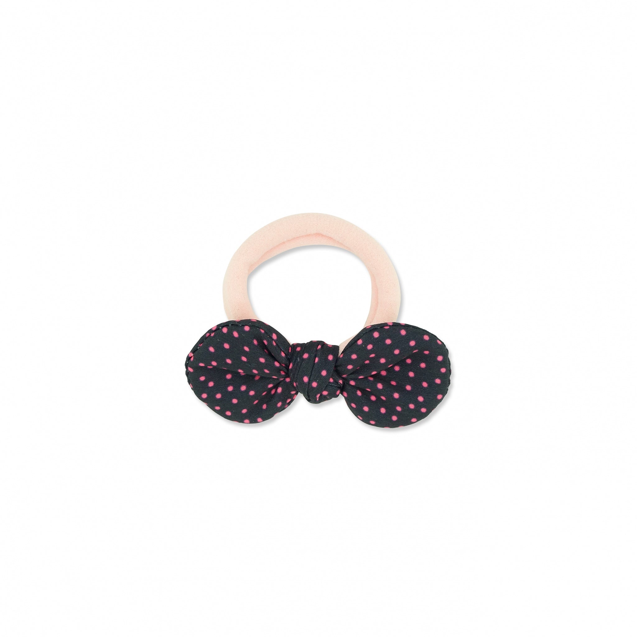 MILK X SODA POLKA DOT HAIR TIE NAVY