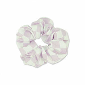 MILK X SODA MINI CHECKERED SCRUNCHIE PURPLE