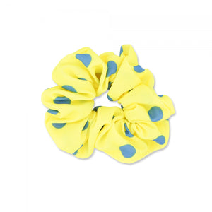 MILK X SODA MINI POLKA DOT SCRUNCHIE YELLOW