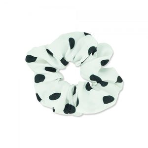 MILK X SODA MINI POLKA DOT SCRUNCHIE  WHITE