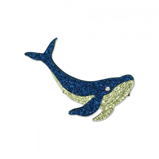 MILK X SODA HUMBACK WHALE HAIR CLIP NAVY